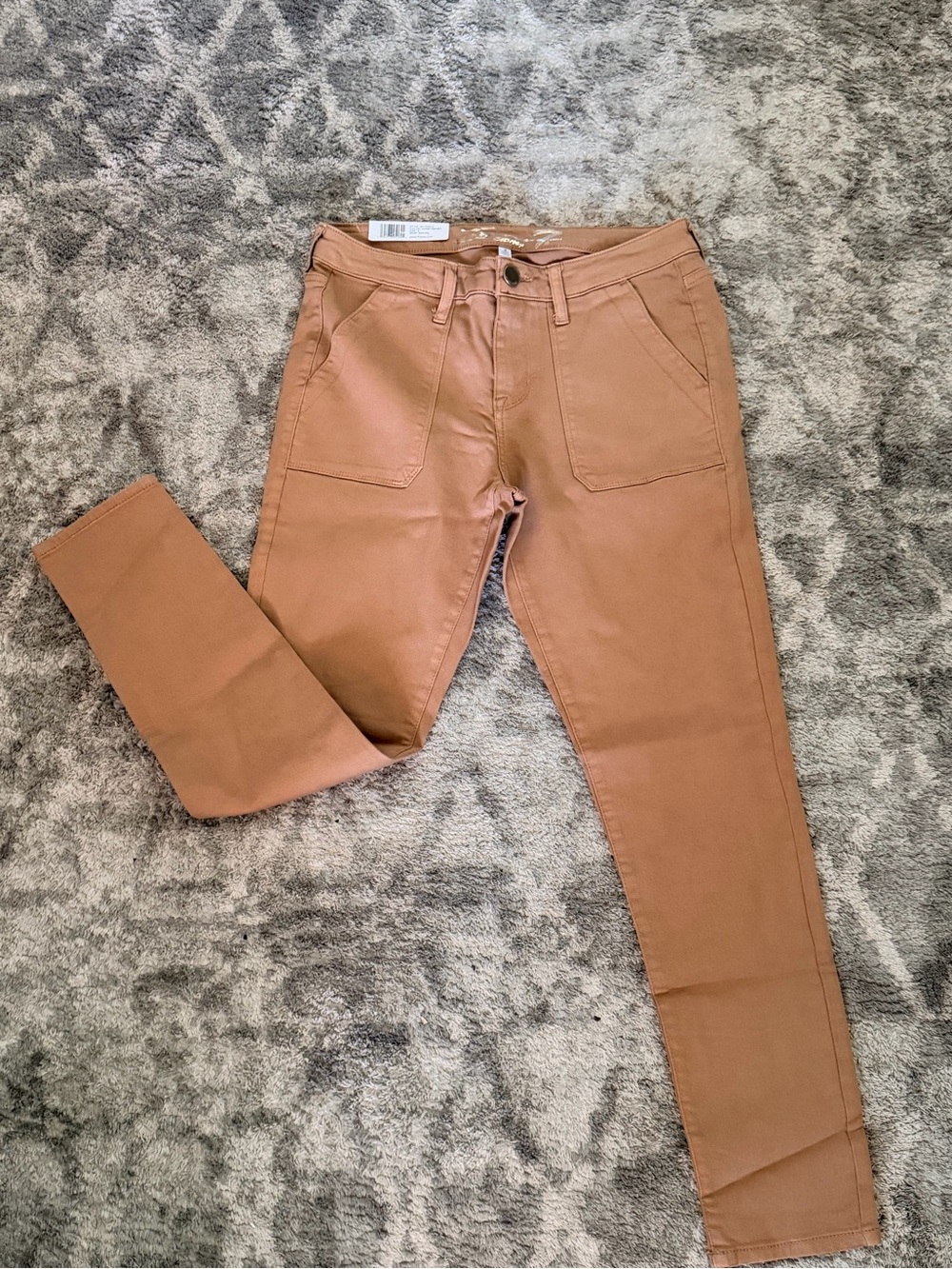Seven7 Skinny Jeans in Camel Brown